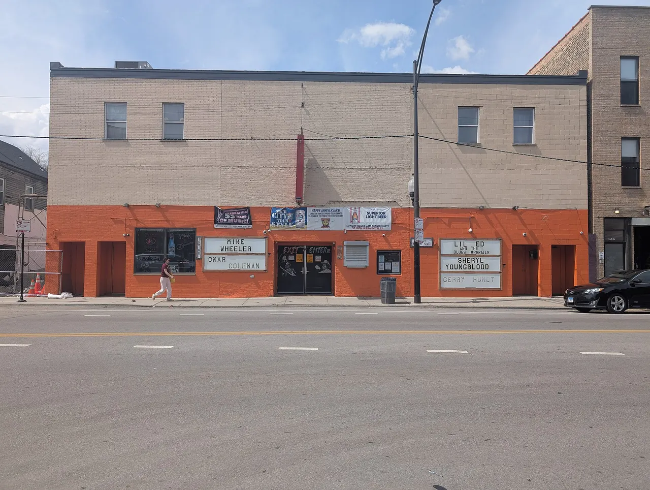 Kingston Mines on North Halsted Street.