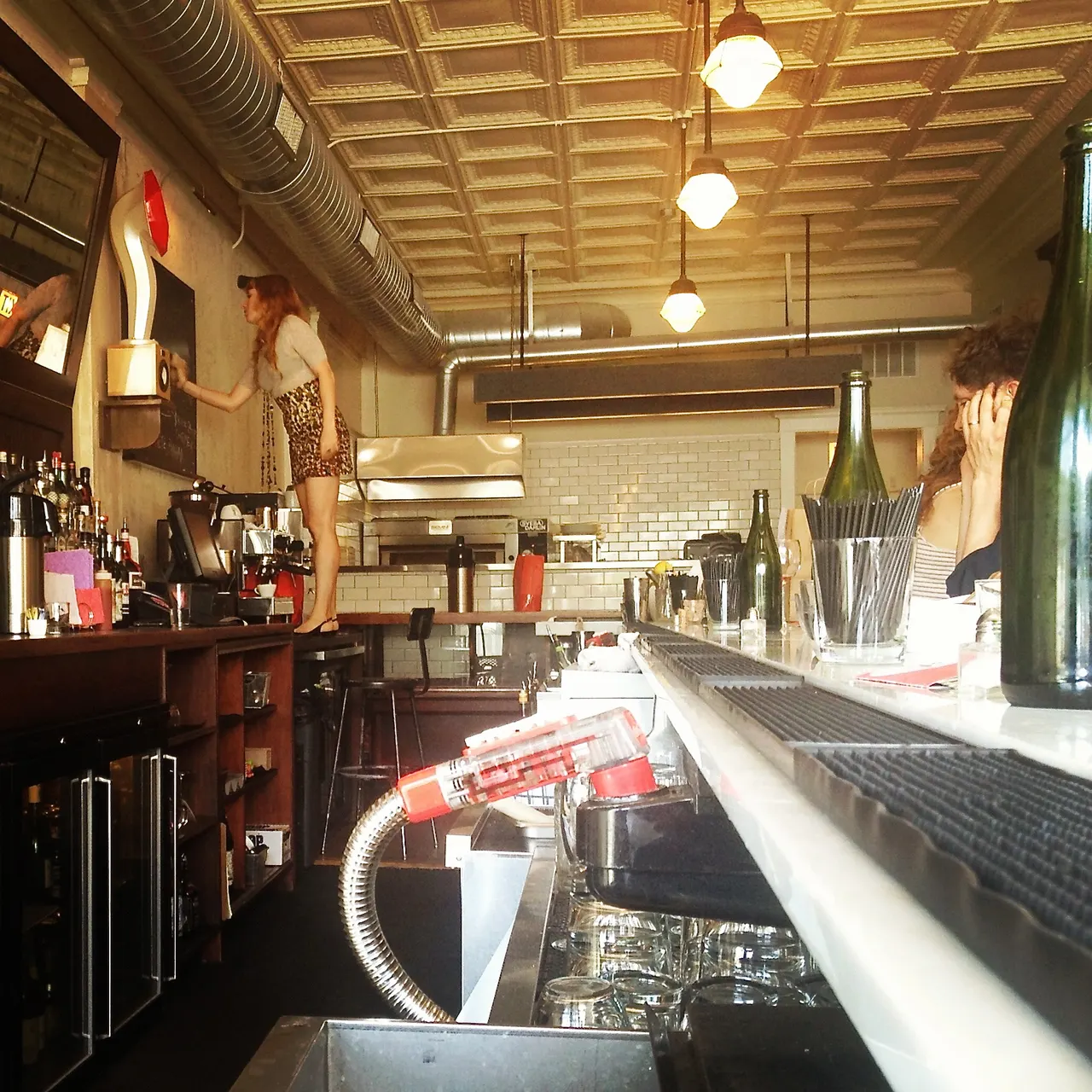 Inside Lula Cafe, photographed in 2012.