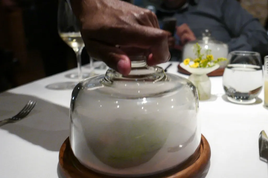 A smoking presentation during an Oriole meal in 2017.