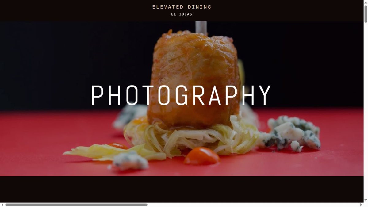 A preview of EL Ideas’s website, captured October 25, 2026.