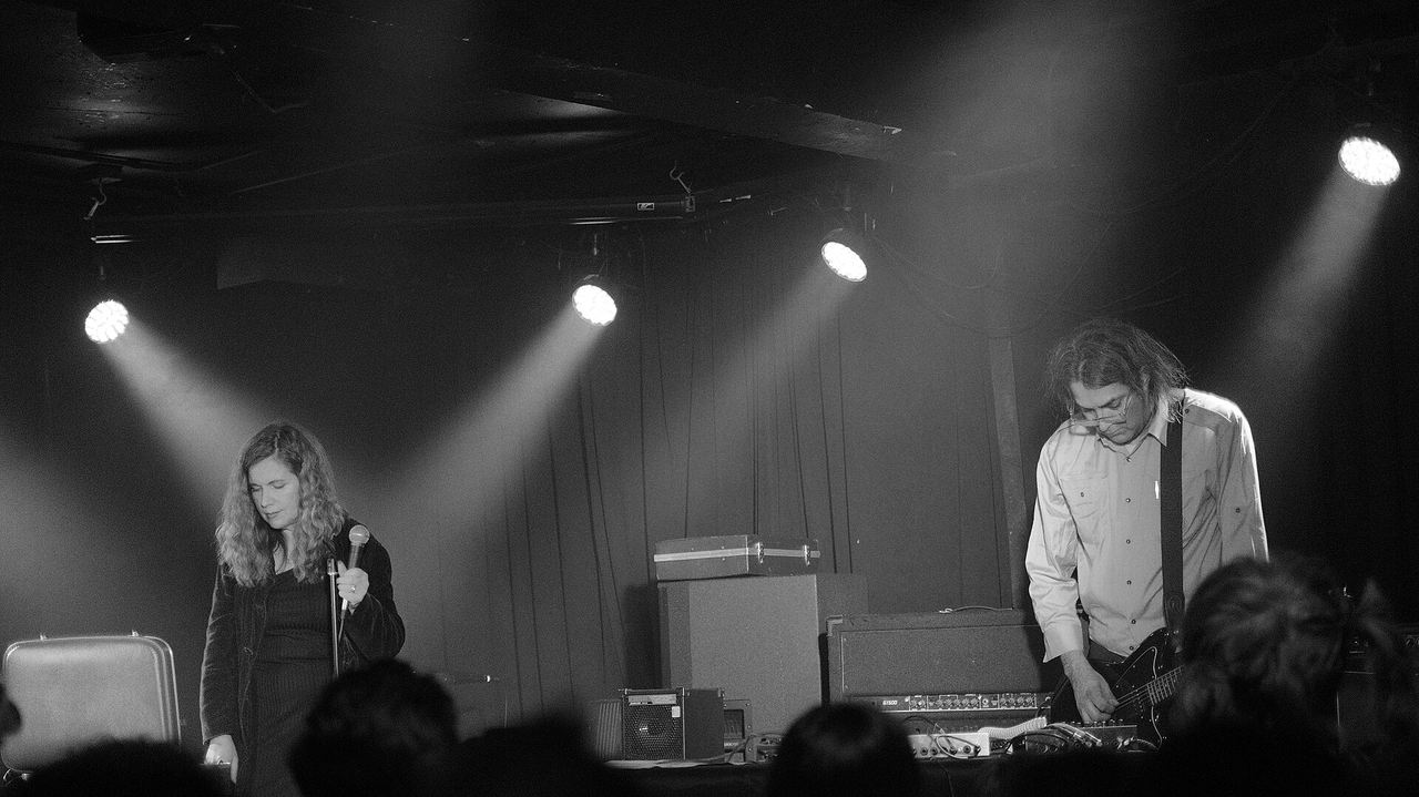 Lovesliescrushing performing at the Empty Bottle on January 26, 2024.