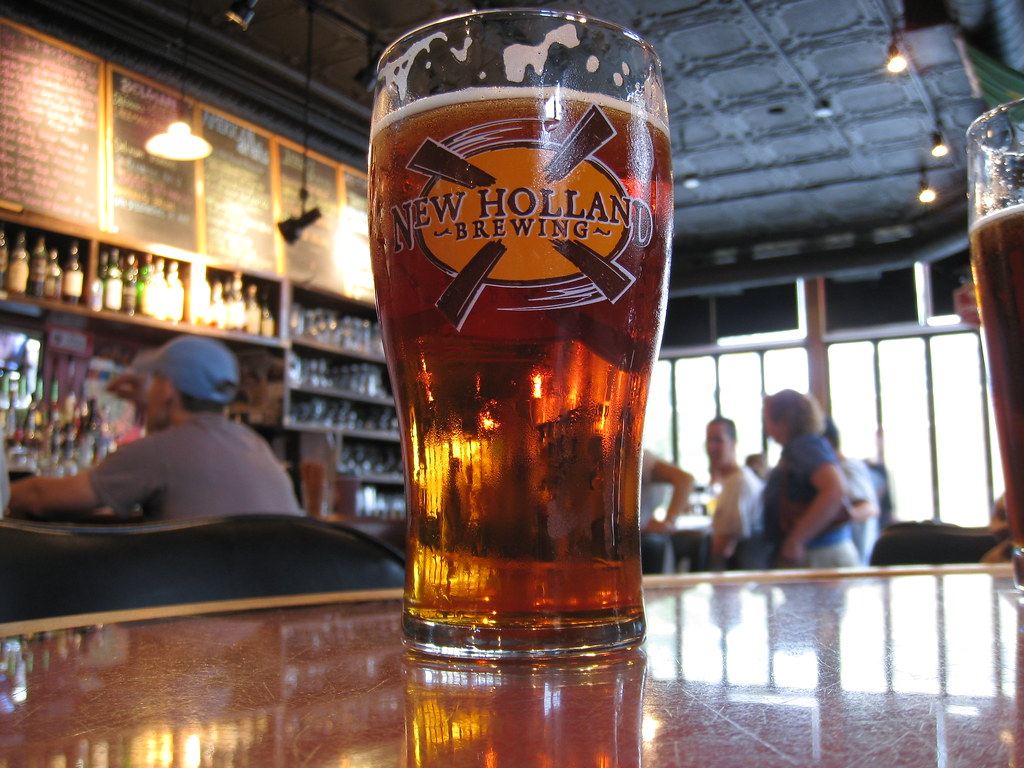 A beer at Map Room, photographed in 2008.