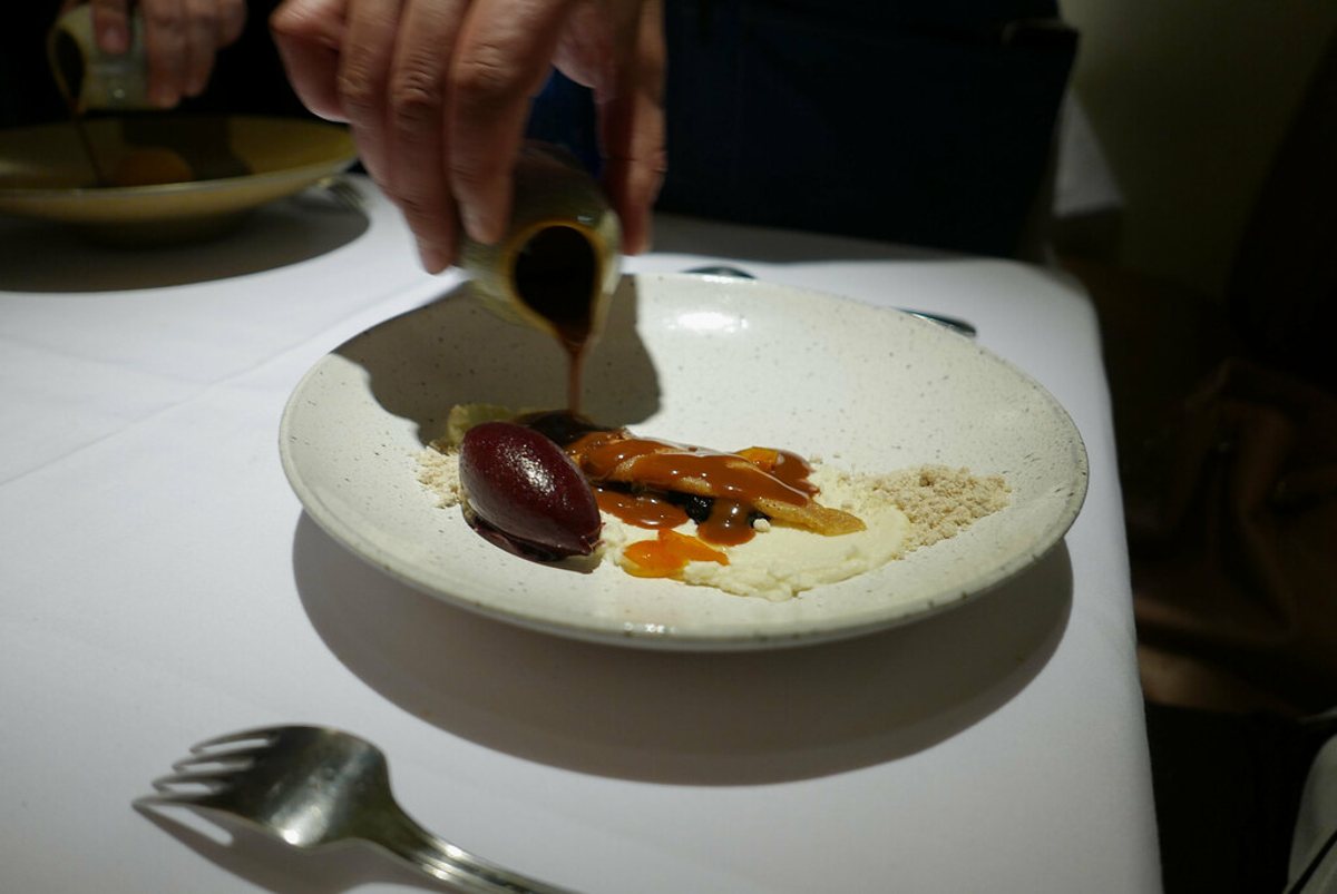 Archive dessert at Topolobampo, photographed in May 2018.